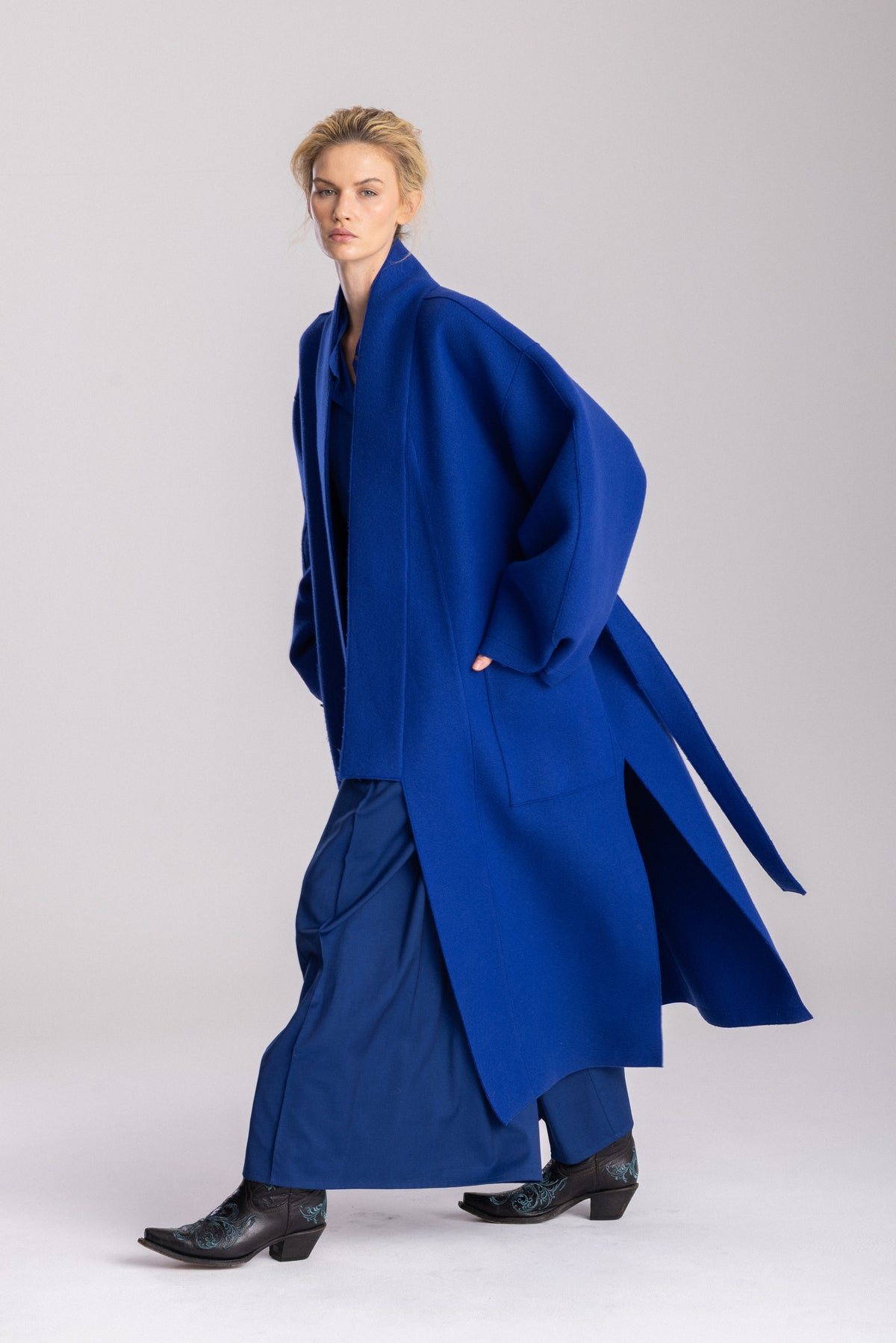 Płaszcz Samue Balmoral, royal blue, Jo.S