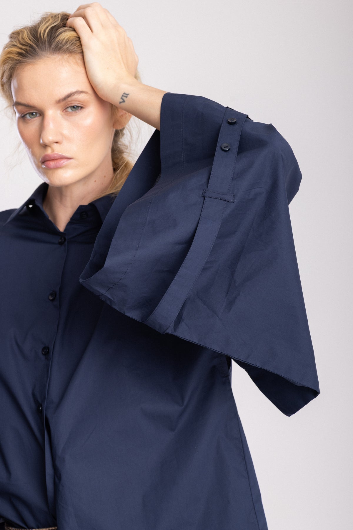 Koszula Eri Classic Navy Blue, głęboki granat, Jo.S