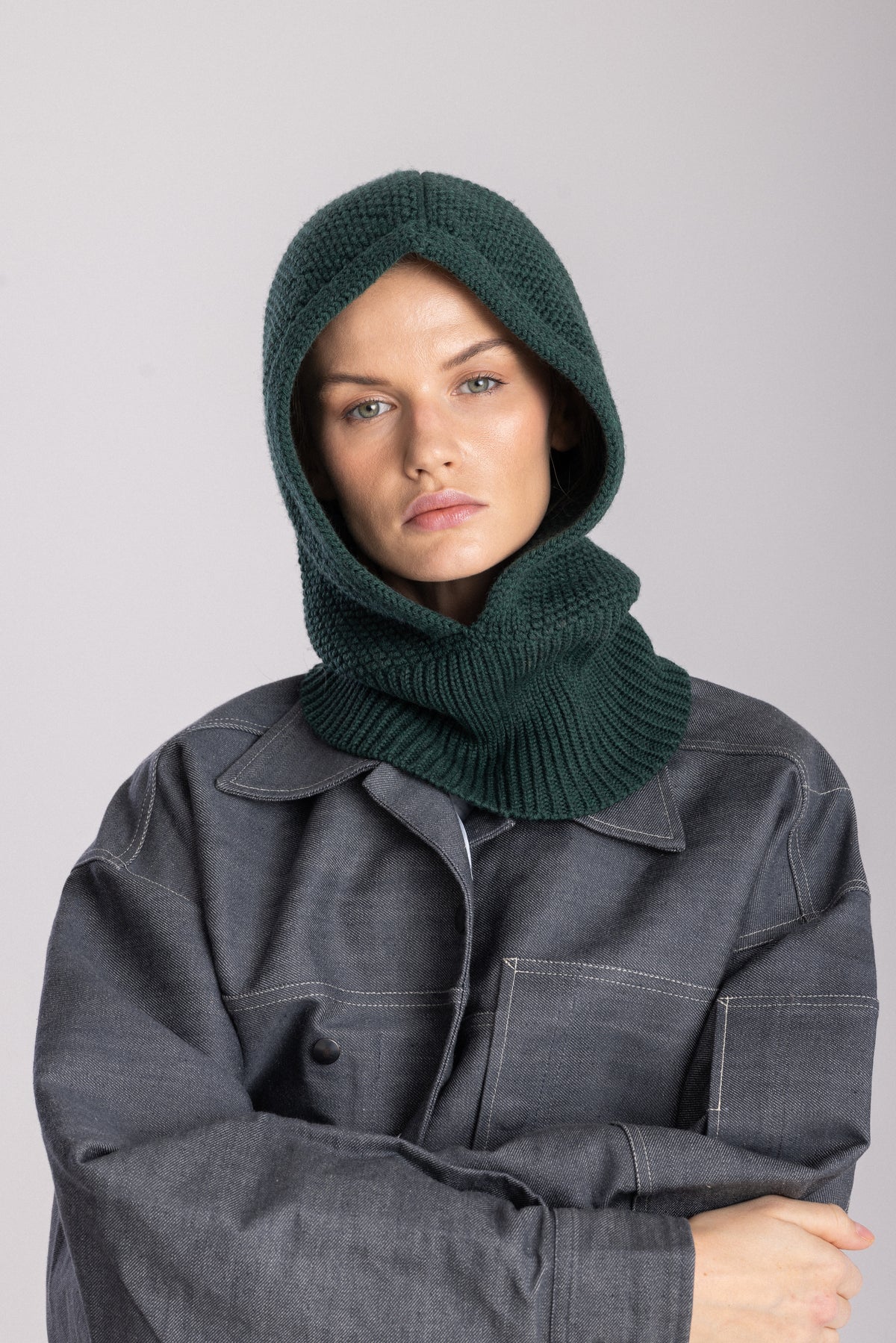 Balaklawa Merino Glen w kolorze Fern, Jo.S