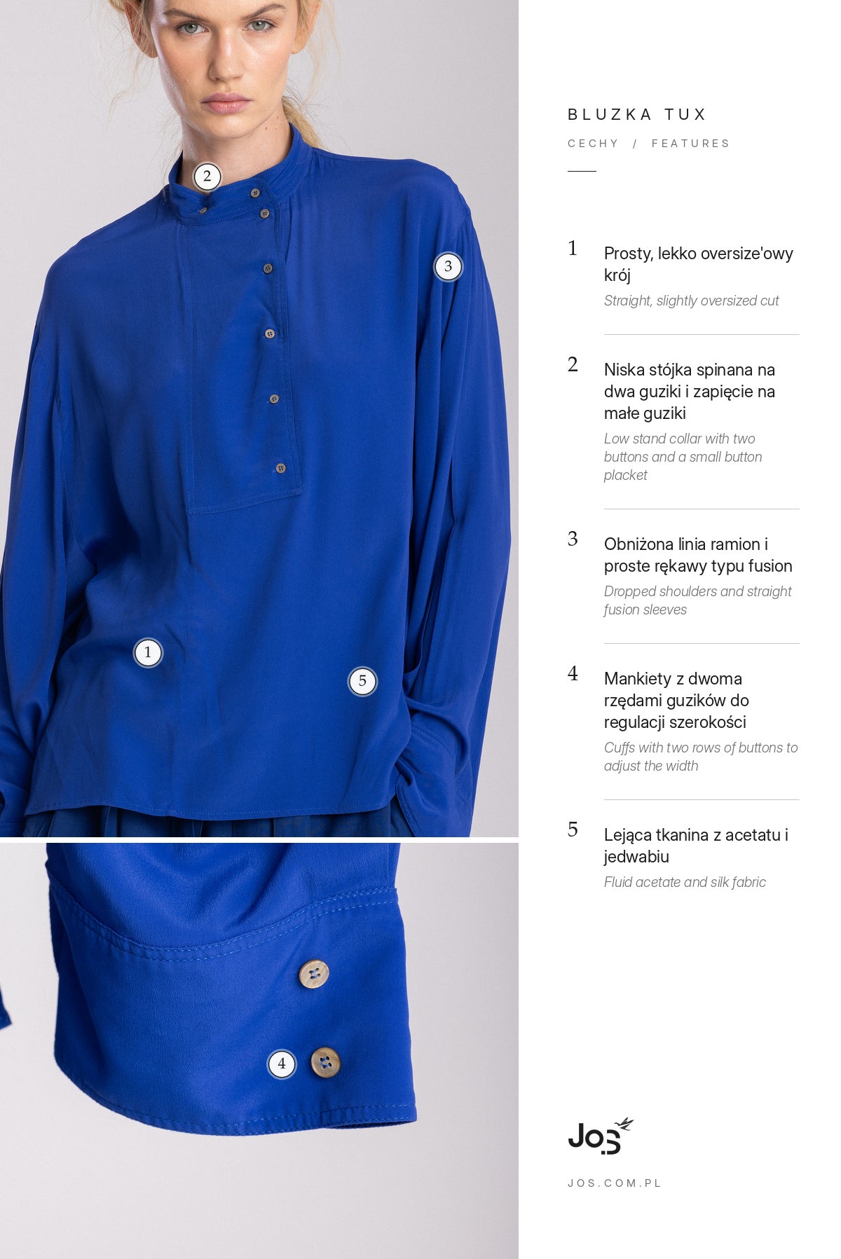 Karta cech: Bluzka Tux Balmoral, Jo.S