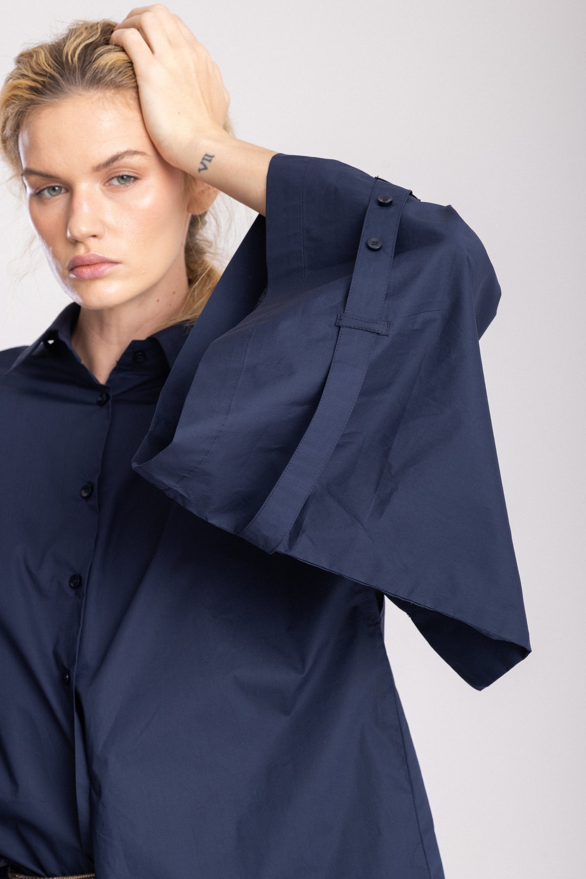 Koszula Eri Classic Navy Blue, głęboki granat, Jo.S