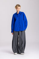 Koszula Uni Balmoral, royal blue, Jo.S