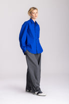 Koszula Uni Balmoral, royal blue, Jo.S