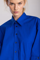Koszula Uni Balmoral, royal blue, Jo.S