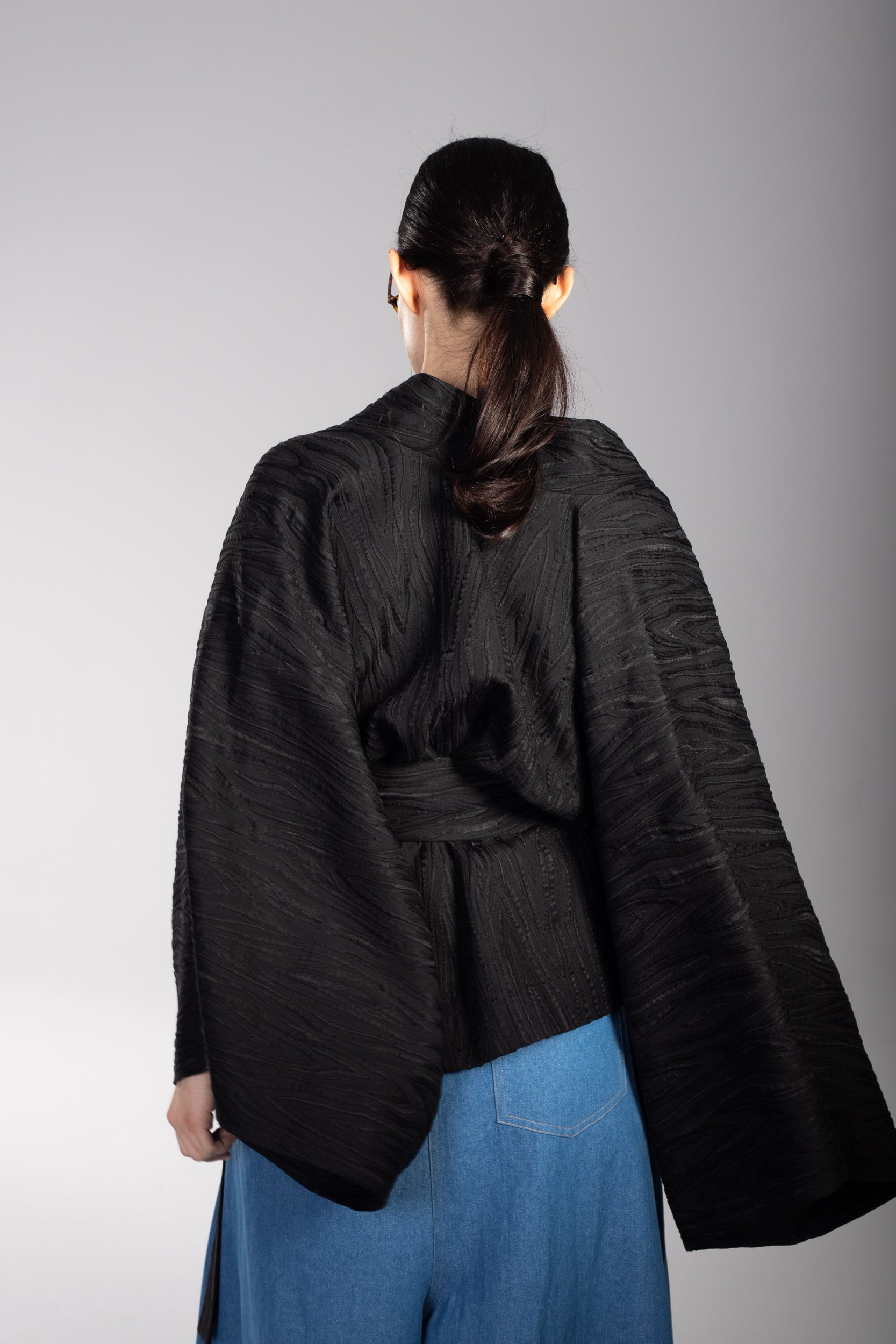 Kimono  Classic Black Wood