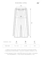 Tabela rozmiarów: Hakama Long, Jo.S