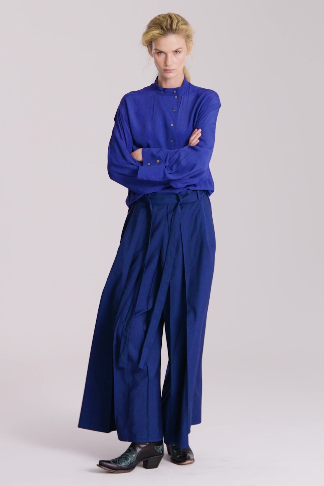 Film: Hakama Balmoral Long, royal blue, Jo.S
